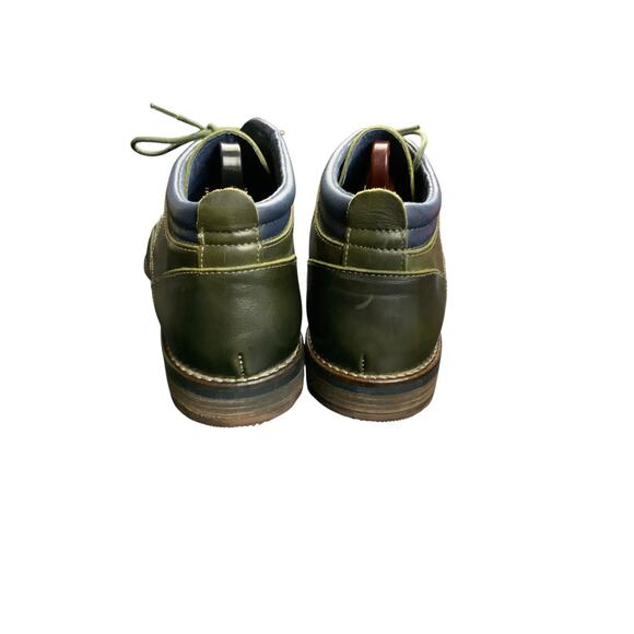 Parc City Boot Co Olive Green Ombré Leather Chukka Boots Mens US 9 Business Cas main image 8